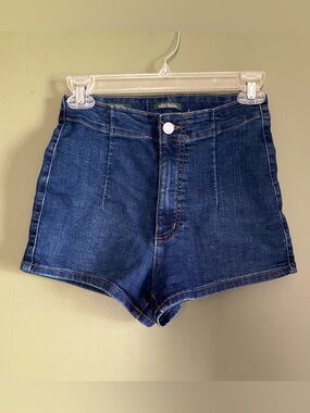 Wild Fable Dark Indigo High-Rise Denim Shorts